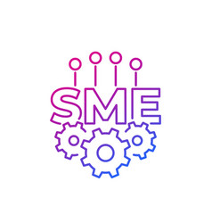 Sme Small And Medium Enterprise Line Icon