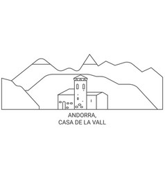 Andorra Casa De La Vall Travel Landmark