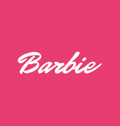 Barbie Logo Pink Doll