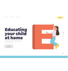 Education Online Service Landing Page Design