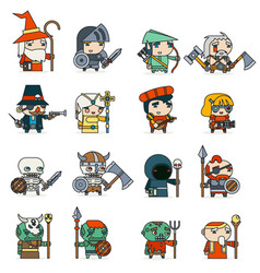 Heroes villains minions fantasy rpg game character