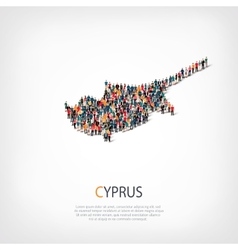 People Map Country Cyprus