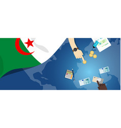 Algeria Economy Fiscal Money Trade Concept