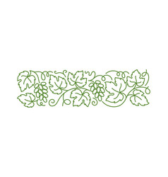 Grape Vine Floral Ornament Branches