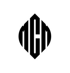 Mcm Circle Letter Logo Design