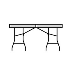 Folding Table Color Icon