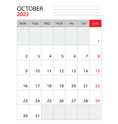 October 2023 - Calendar 2023 Template