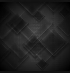 Black Glass Squares Tech Design