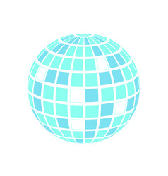 Disco Ball Blue Blue Ball Music Glitter Pattern