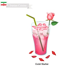 Gulab Sharbat Or Iranian Drink Made From Rose