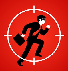 A Businessman Runs At Gunpoint