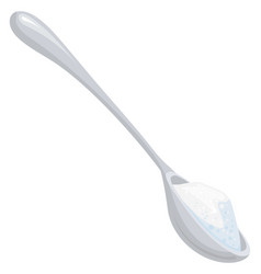 Cartoon Sugar Spoon Icon Baking Powder Ingredient