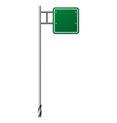 Green Traffic Sign Road Board Text Panel Mockup