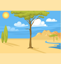 Australia Wild Background Landscape Cartoon