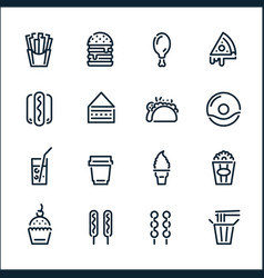 Fast Food Icons