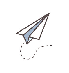 Origami Paperplane Icon Design