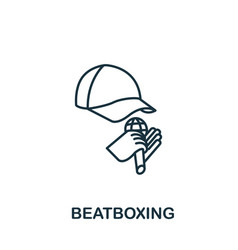 Beatboxing Icon From Hobbies Collection Simple