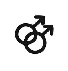 Gay Symbol Doodle Icon Line