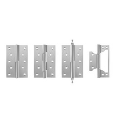 Metal Door Hinges Silver Construction Hardware