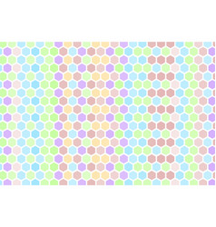 Colorful Hexagon Pattern Background