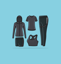 Set Of Sport Wear Collection