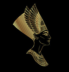 Egyptian Queen Nefertiti Ancient Portrait