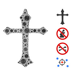 Christian Cross Mosaic Coronavirus Items