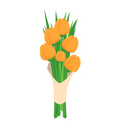 Beauty Flower Bouquet Icon Cartoon Mobile