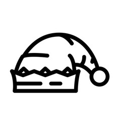 Hat Elf Christmas Xmas Line Icon