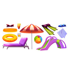 Summer Sea Beach Element Set