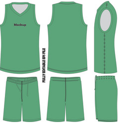 Basketball Uniform Jersey Shorts Mock Ups