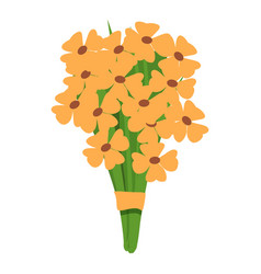 Big Flower Bouquet Icon Cartoon Floral