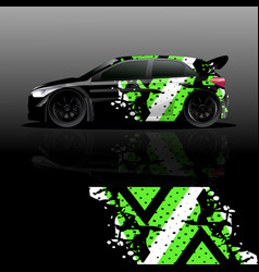 Rally Car Decal Graphic Wrap