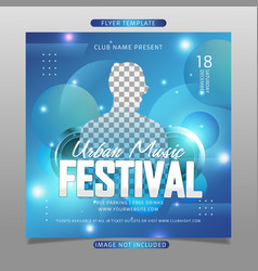 Urban Music Festival Flyer Template