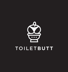 Butt Toilet Logo Design