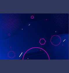 Geometric Blue And Dark Gradient Background