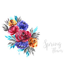 Modern Wedding Colorful Decorative Spring Flowers