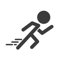 Running Person Silhouette Icon