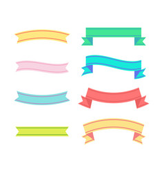 Set Of Colorful Ribbons