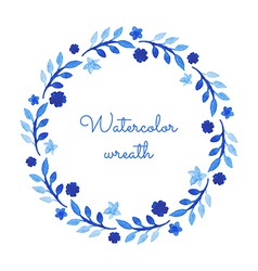 Floral wreath Royalty Free Vector Image - VectorStock