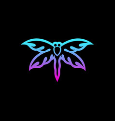 Butterfly Line Art Logo