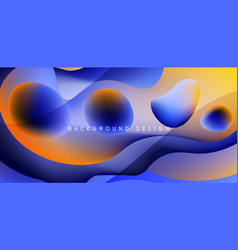 Fluid Waves Abstract Background For Covers