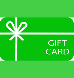 Gift Card Green Color Flat Icon Best Sign Trendy