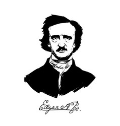 Edgar Allan Poe Portrait A Great American