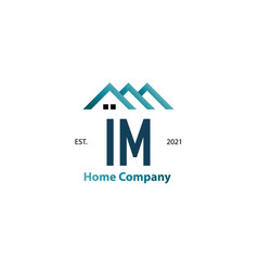 Initial Letter Im Home Creative Logo Design