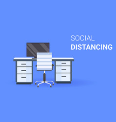 Office Workplace Desk Social Distancing