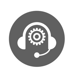 Cogwheel Headphones Maintenance Icon