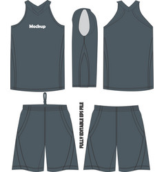 Basketball Uniform Jersey Shorts Mock Ups