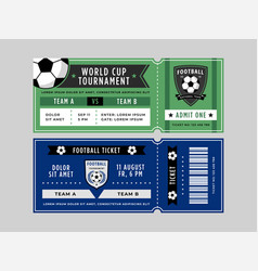 Soccer Ticket Football Match Entry Pass