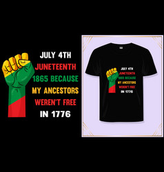 Black History Month Juneteenth T Shirt Design